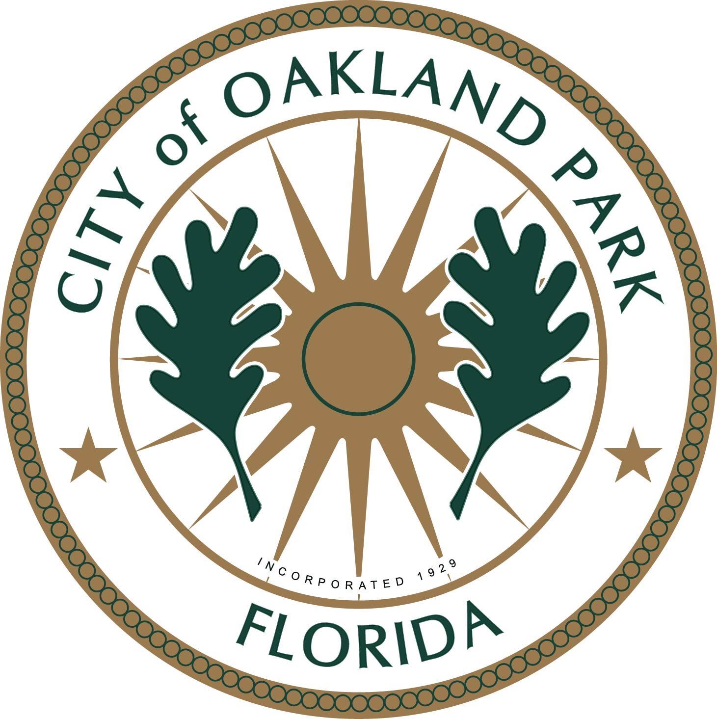 City of Oakland Park seal
